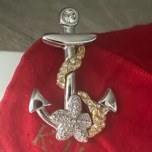 Vintage Kenneth J Lane Nautical Pendant or Brooch